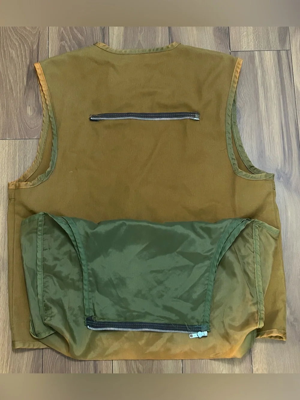 Vintage 60s Original SAFTBAK Men's Bird HUNTING Vest w/ Back Pouch Size LARGE